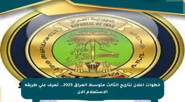 خطوات إعلان نتائج الثالث متوسط العراق 2025.. تعرف على طريقة الاستعلام الآن